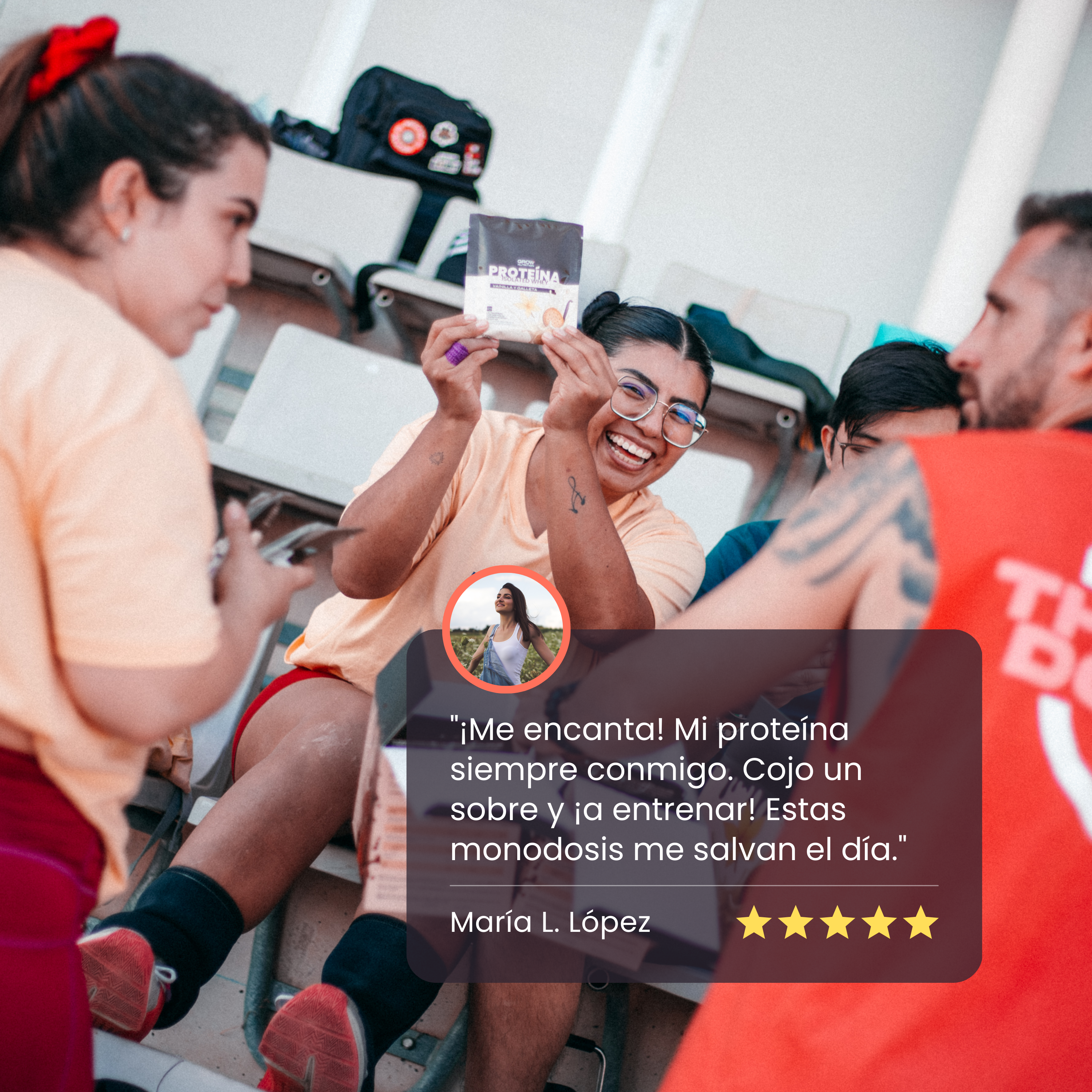 Proteína Monodosis Vainilla y Galleta