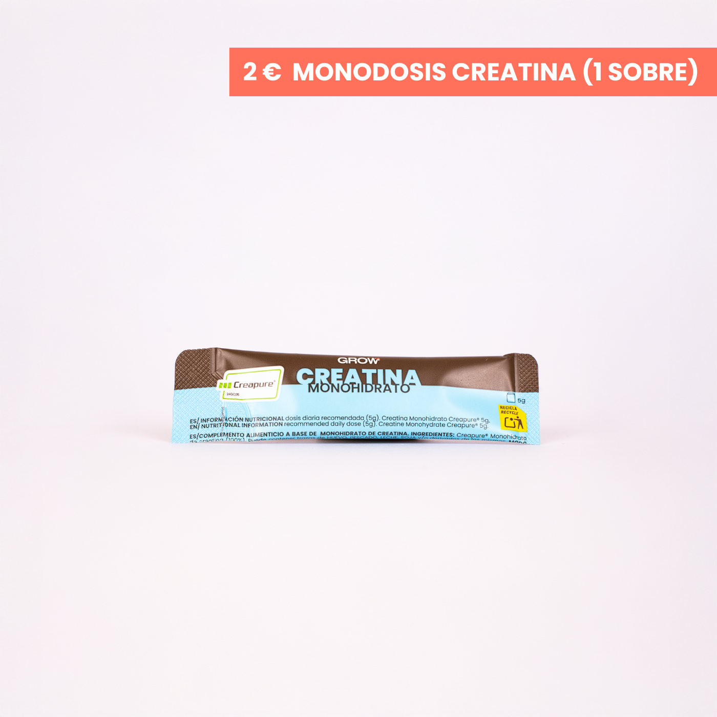 Creatina Creapure® Monodosis GROW