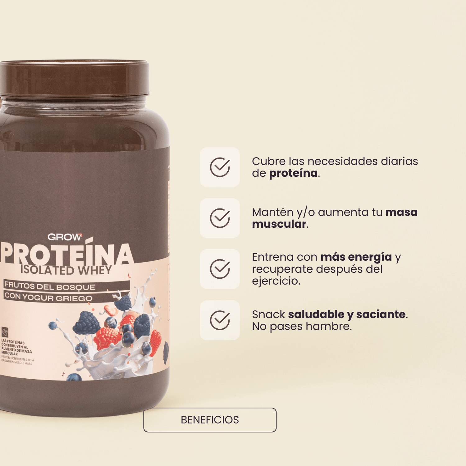 Proteína Monodosis Frutos del Bosque con Yogur Griego