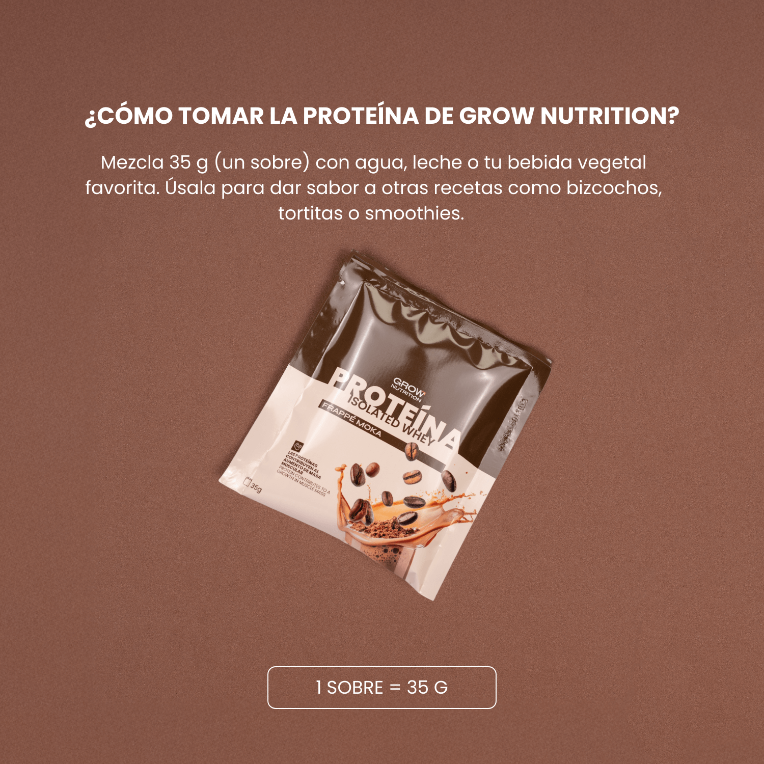 Proteína Monodosis Frappé Moka