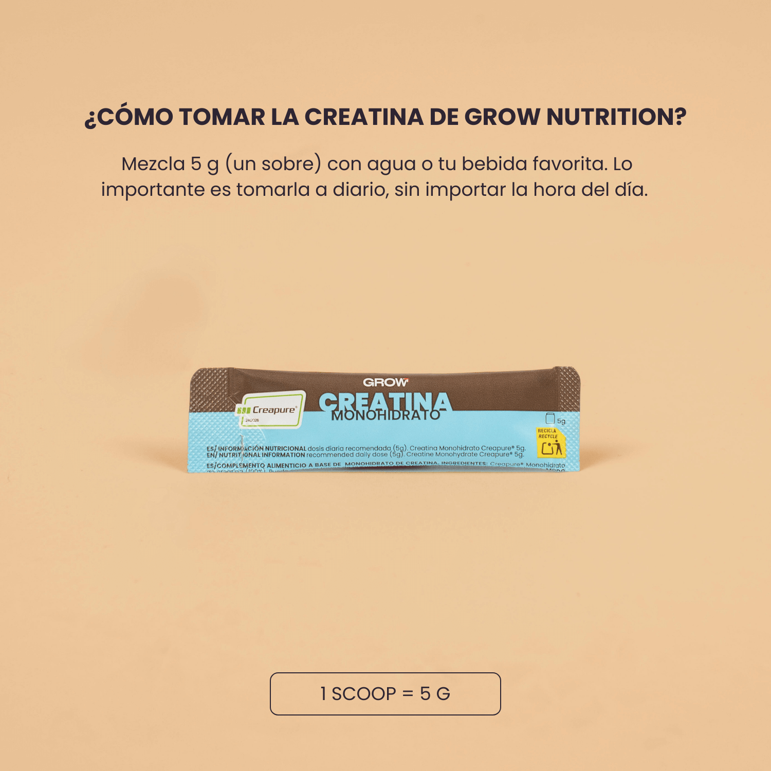 Creatina Creapure® Monodosis Neutra Stick