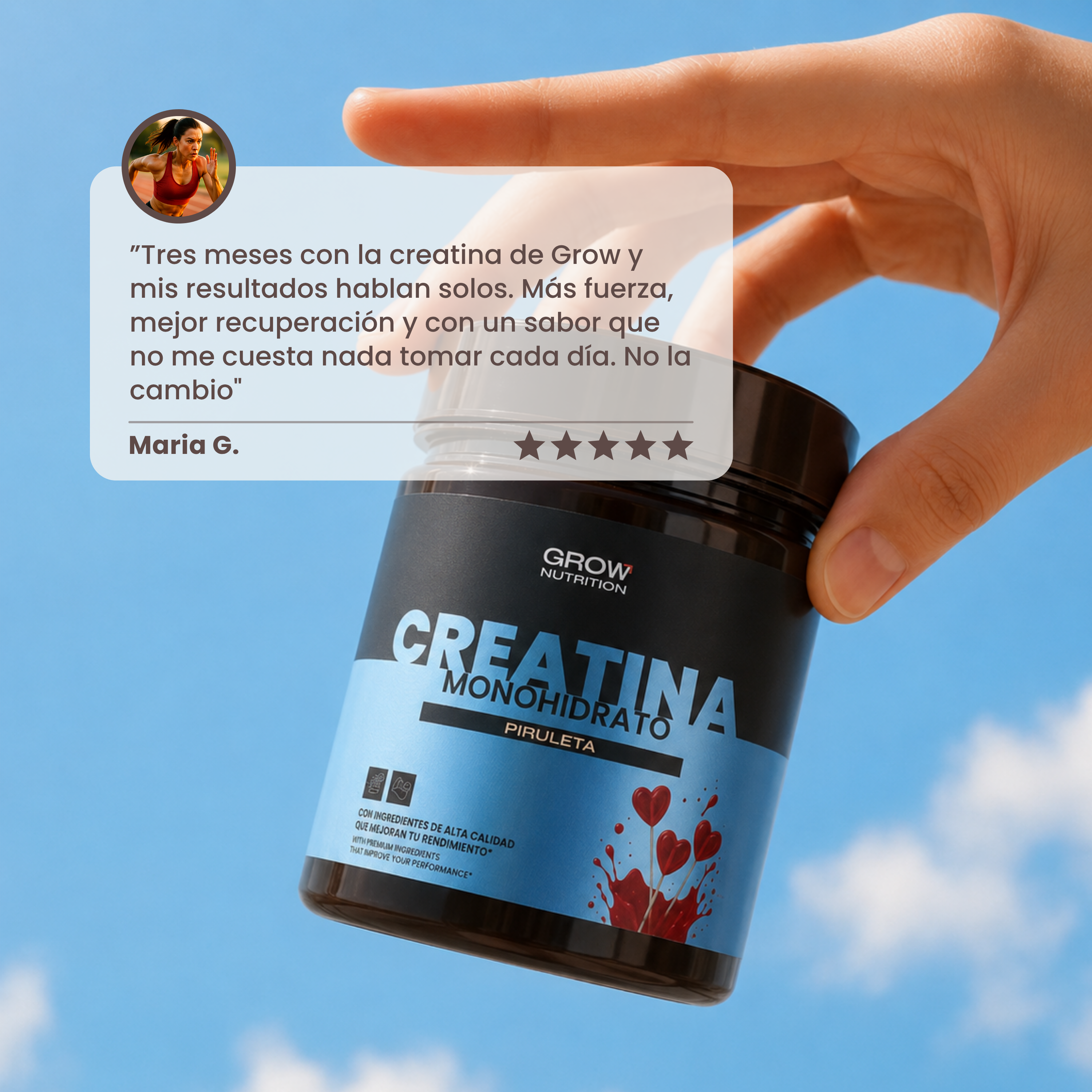 Creatina Monohidrato Sandía-Melón