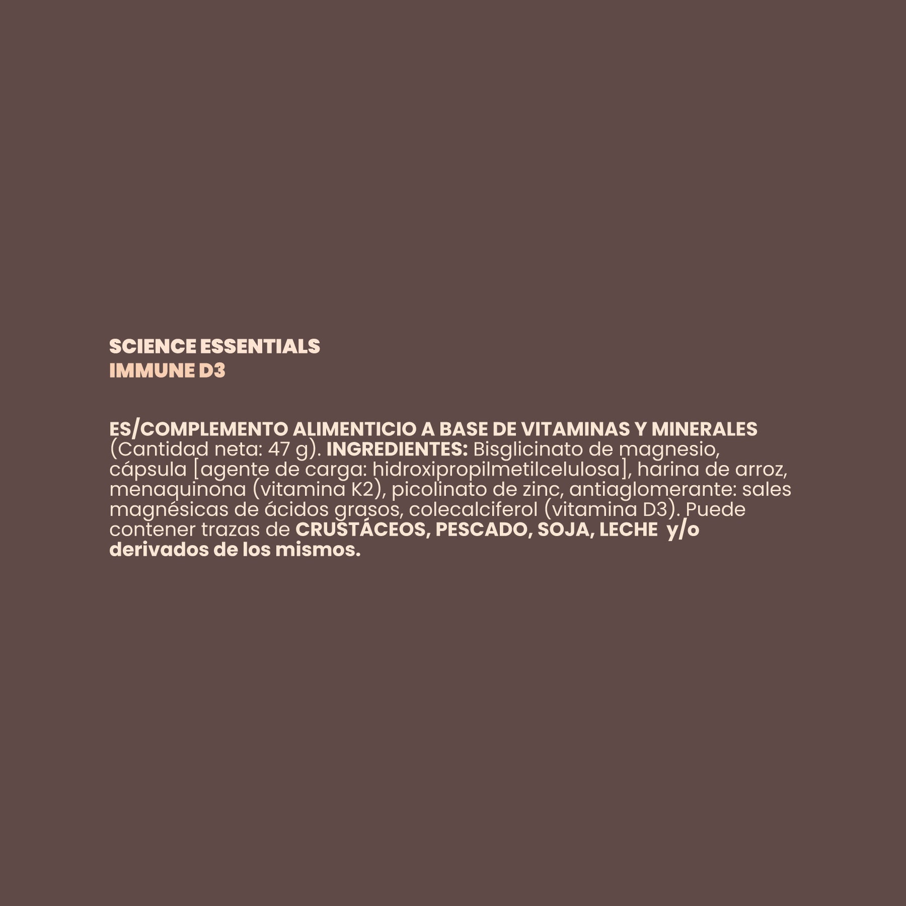 vitamina d3 ingredientes