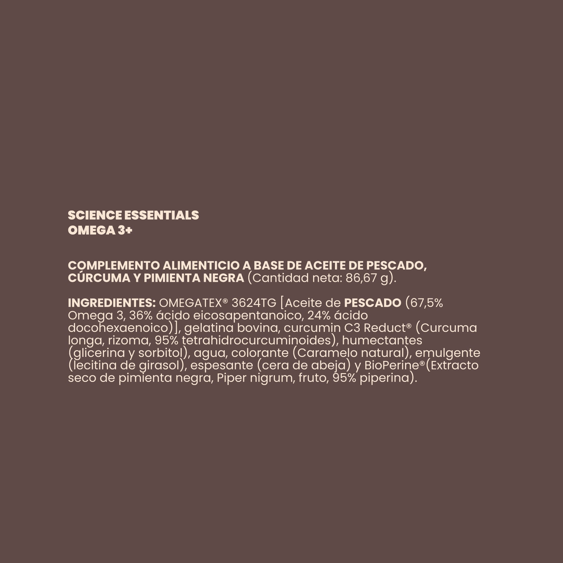 Omega 3+™ · 180 cápsulas