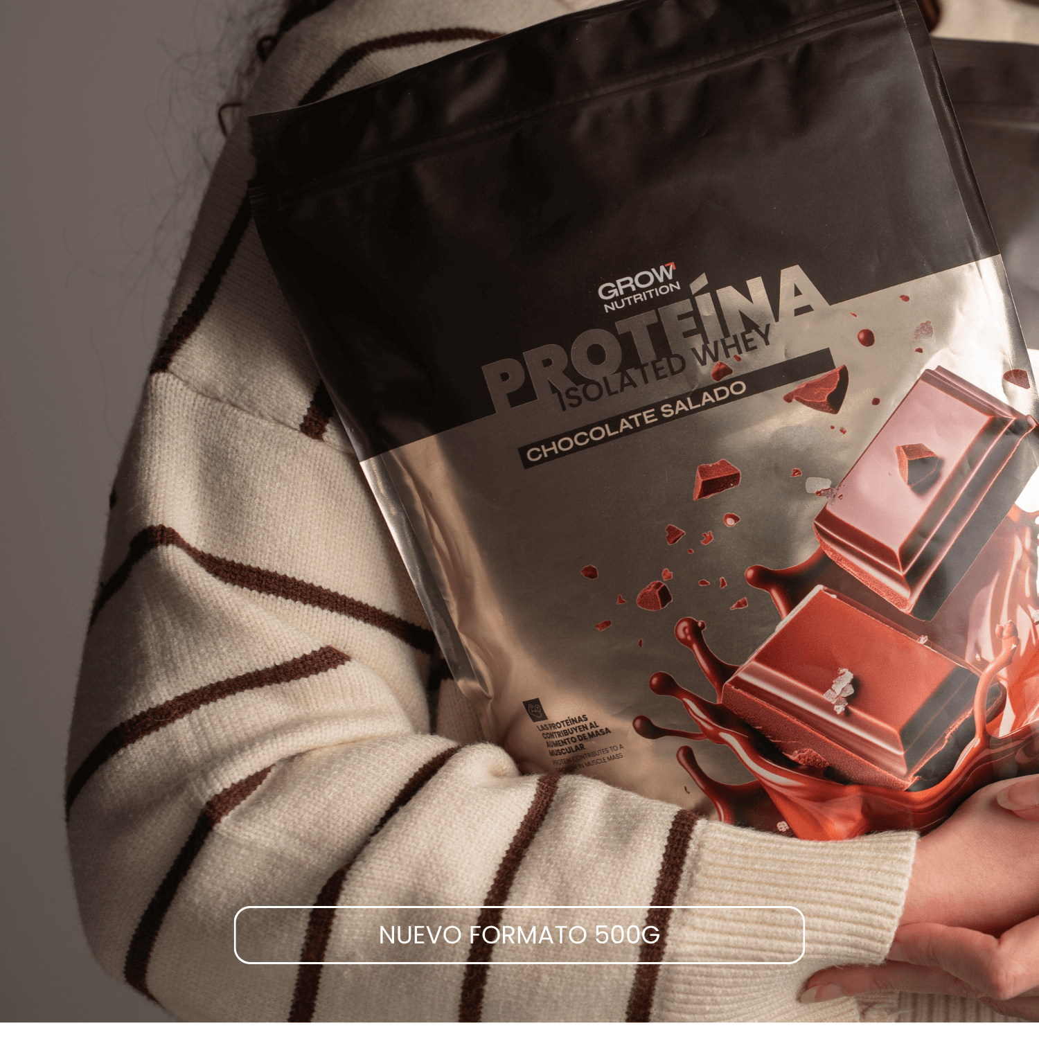 Proteína Chocolate Salado 500gr