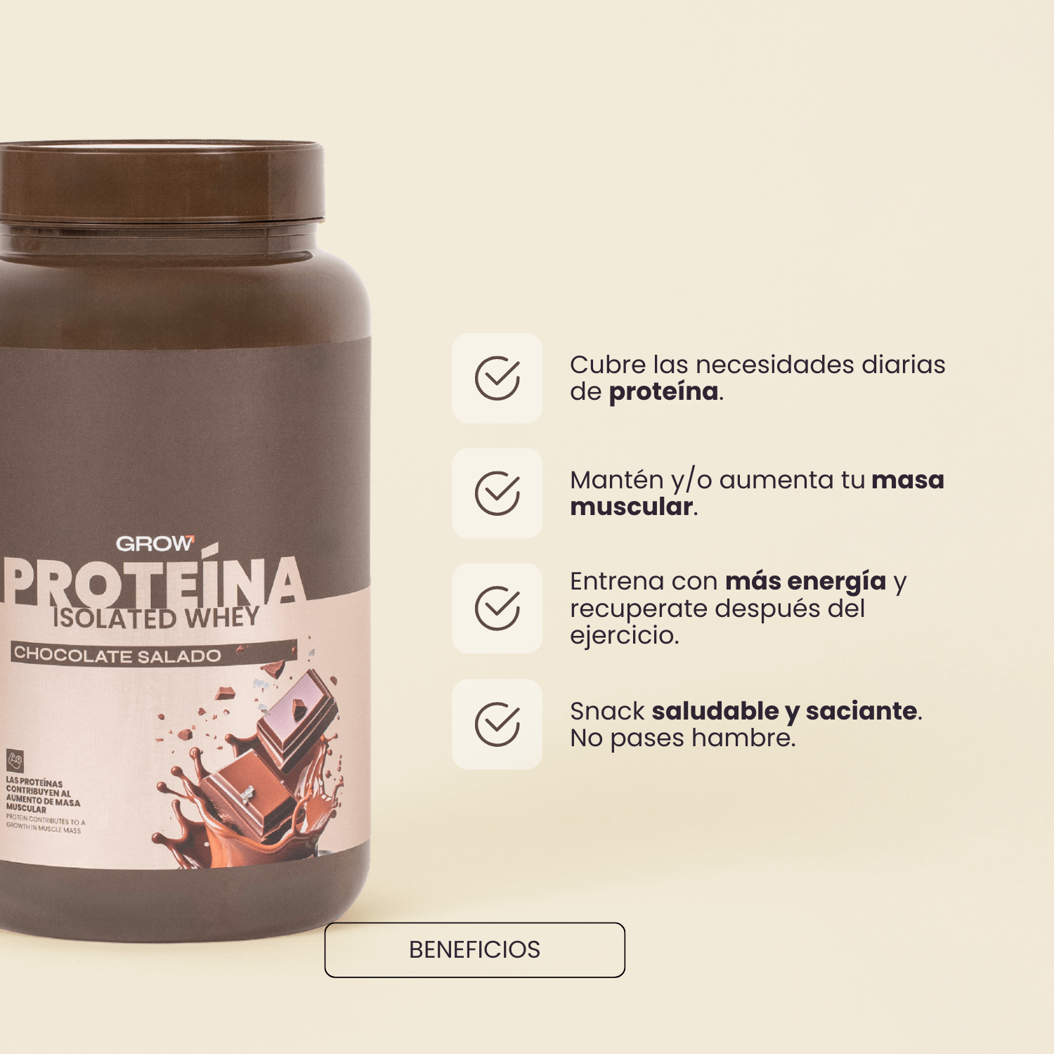 Proteína Monodosis Chocolate Salado