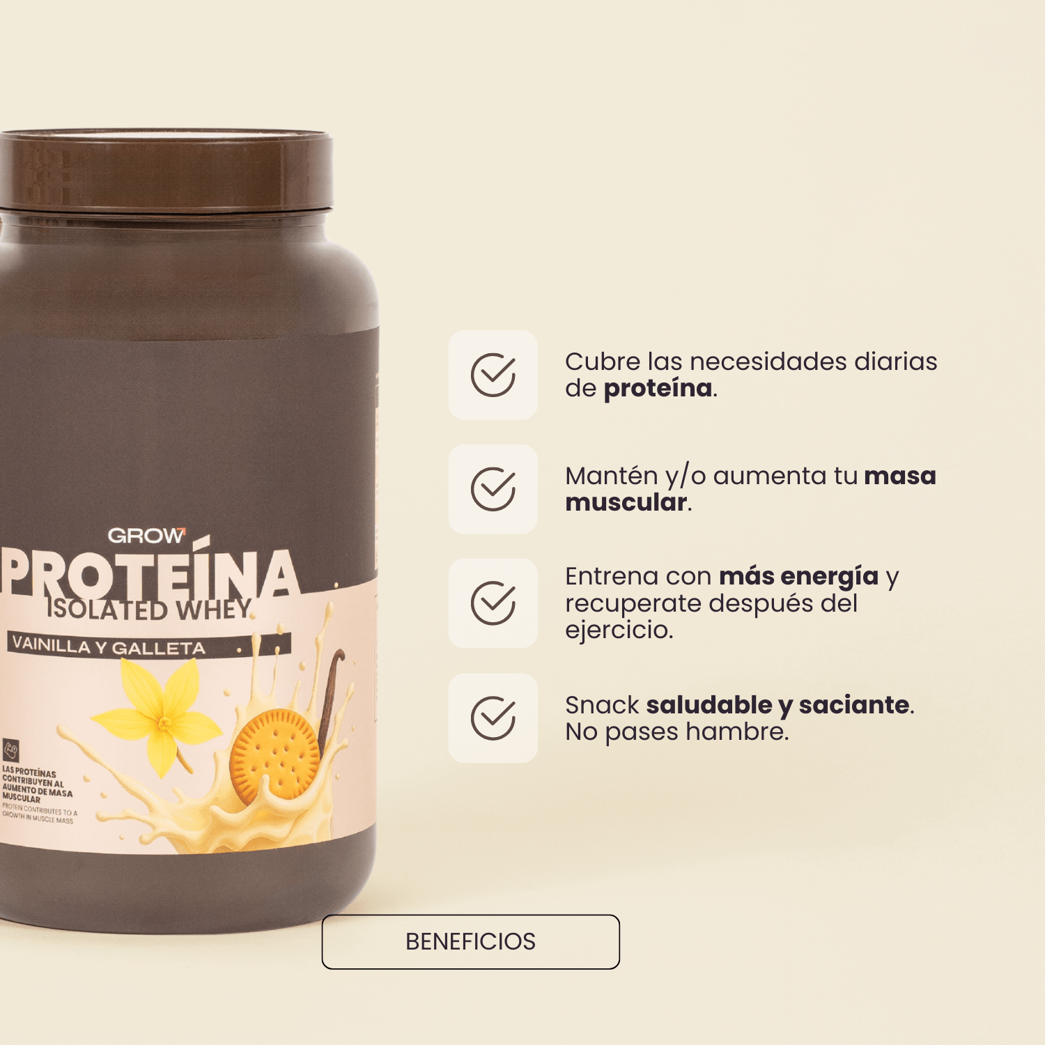Proteína Vainilla y Galleta