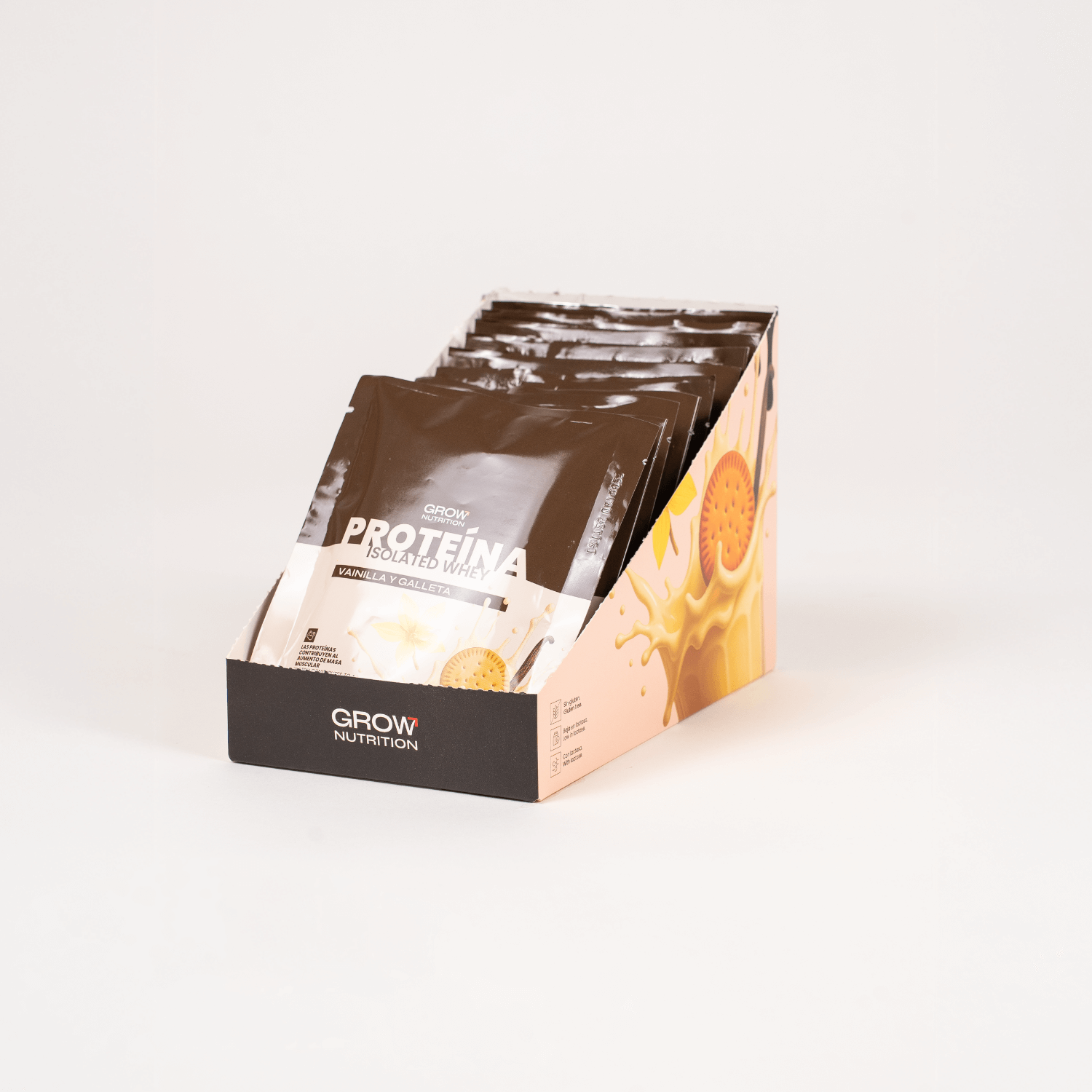 Proteína Monodosis Vainilla y Galleta