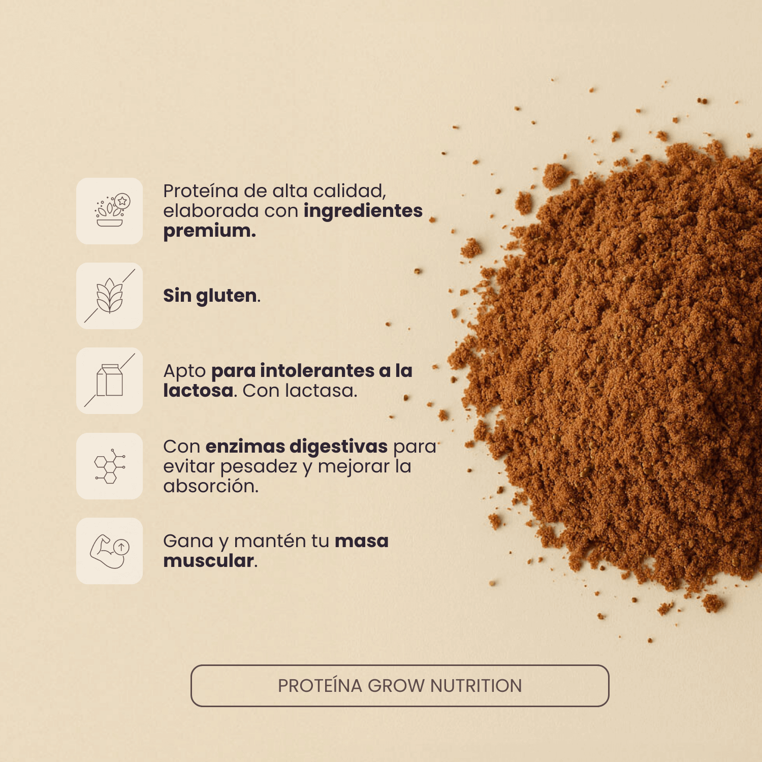Proteína Chocolate Salado 500gr