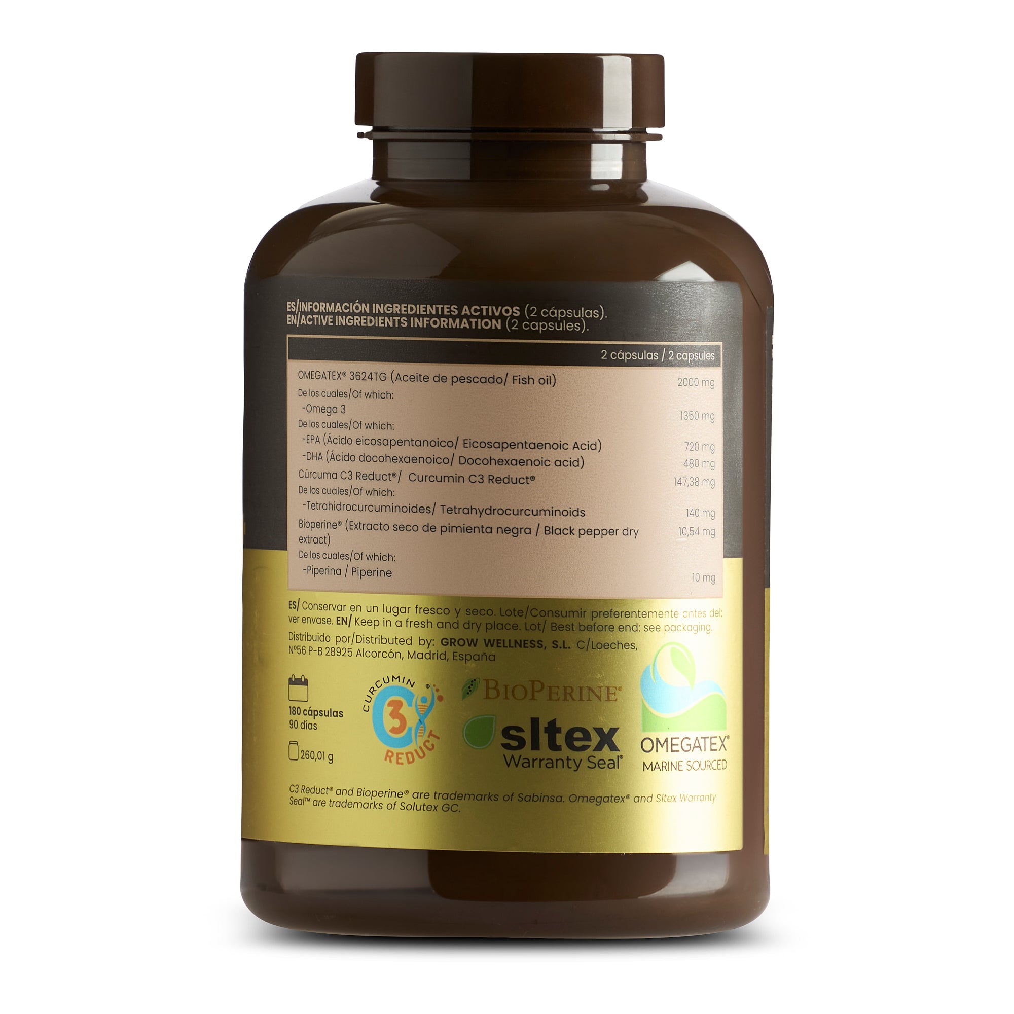 Omega 3+™ · 180 cápsulas