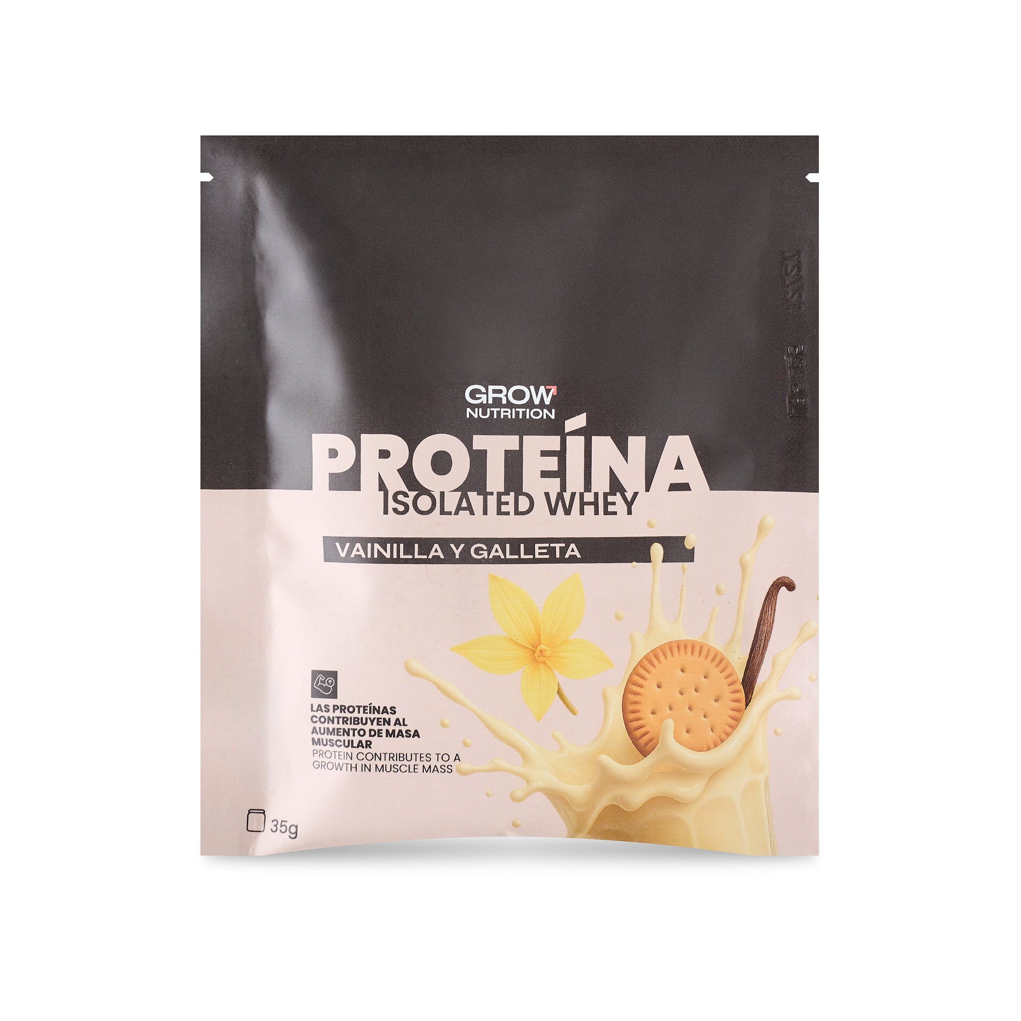 Proteína Monodosis Vainilla y Galleta Sobre