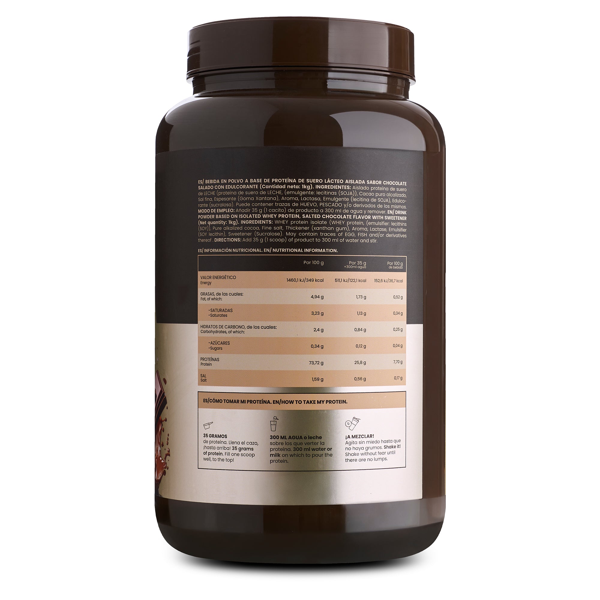Proteína Chocolate Salado