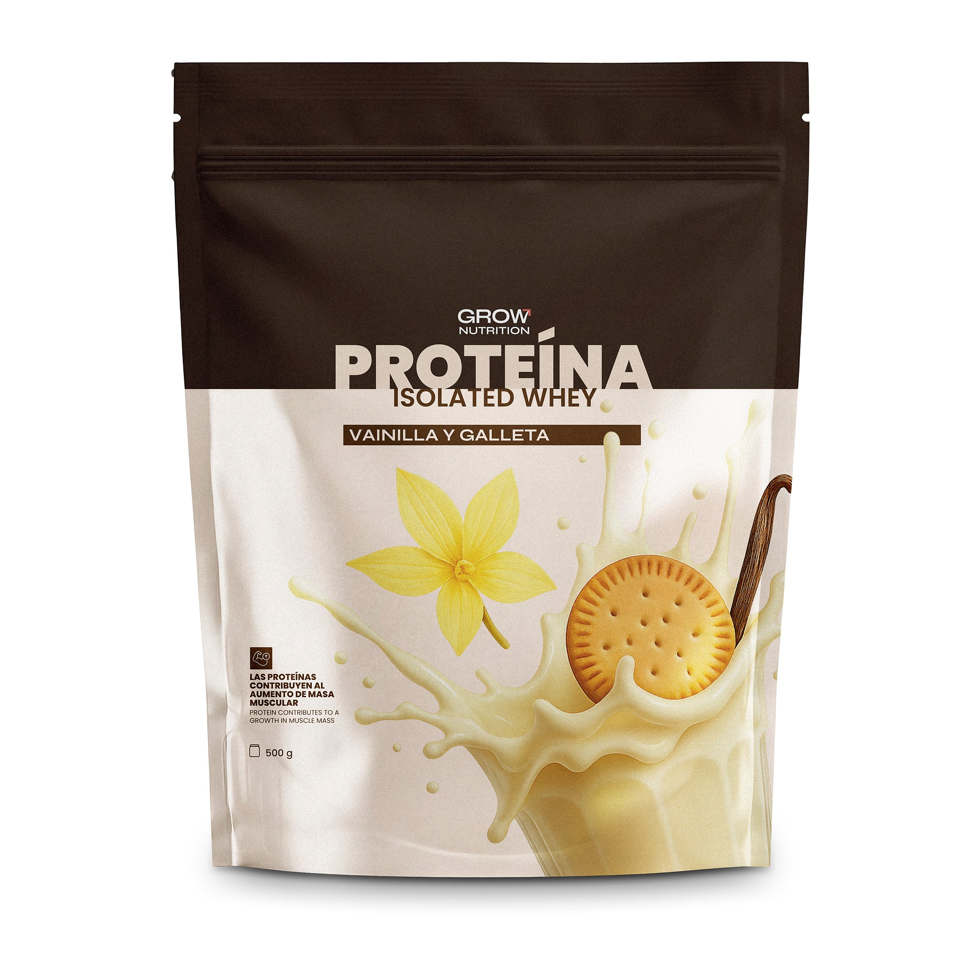 Proteína Vainilla y Galleta 500gr