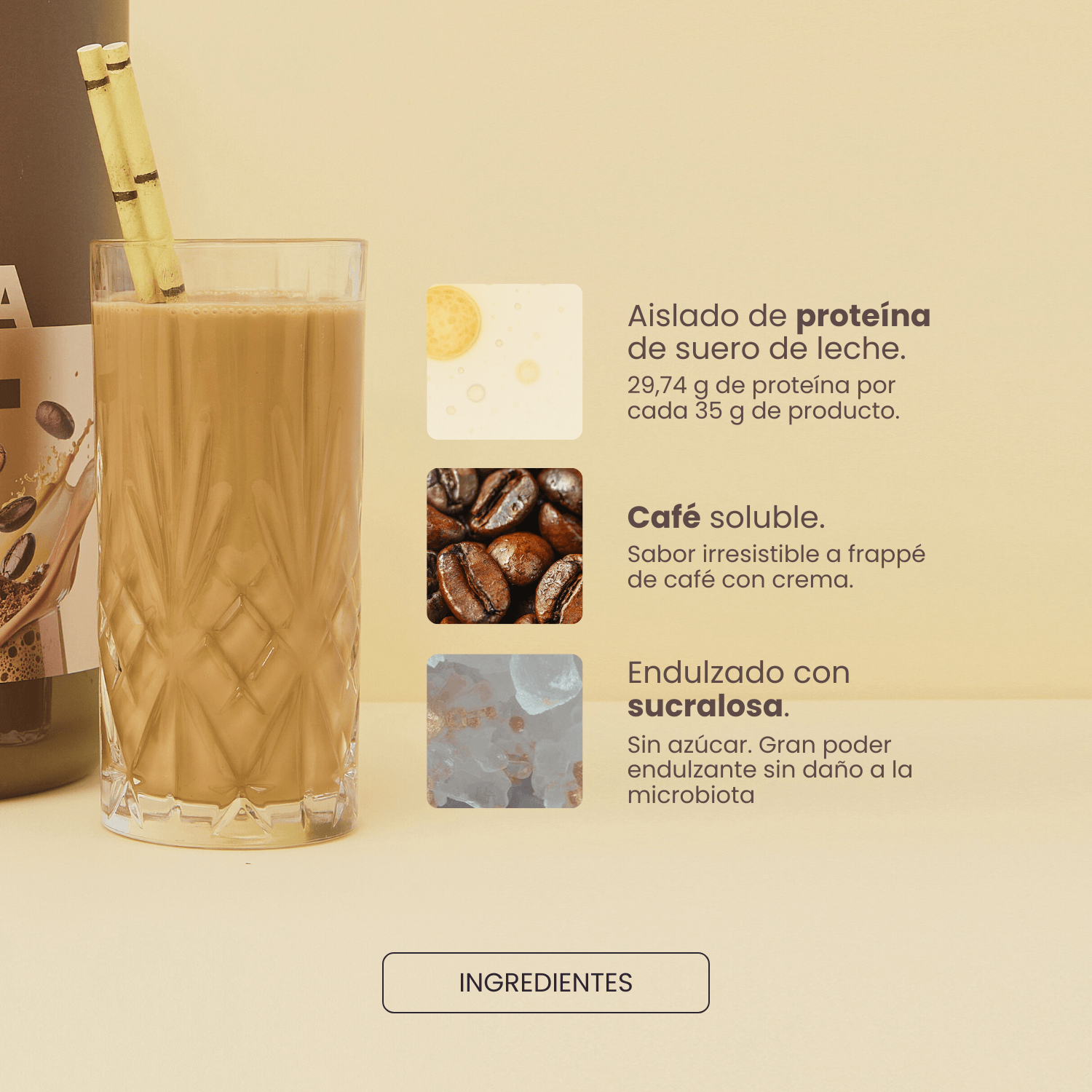 Proteína Monodosis Frappé Moka