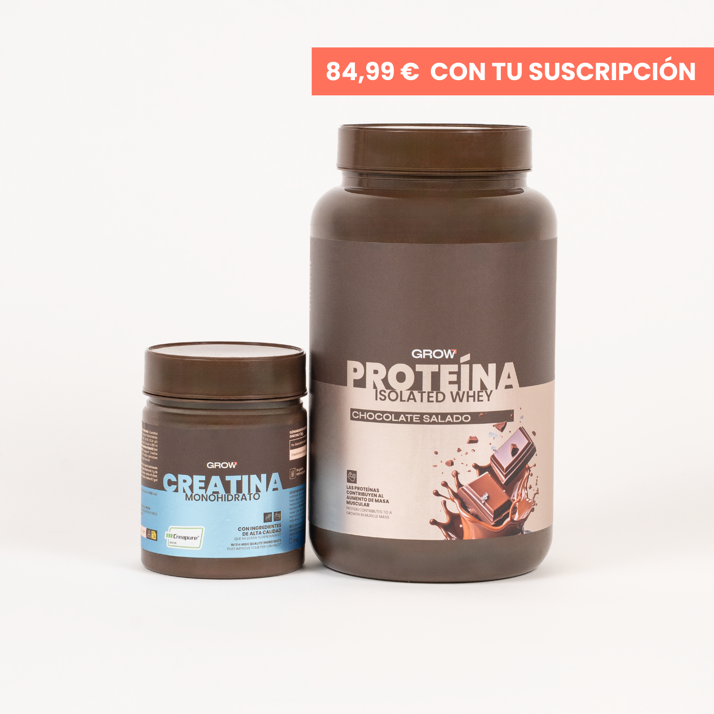 Pack Proteína Chocolate Salado + Creatina