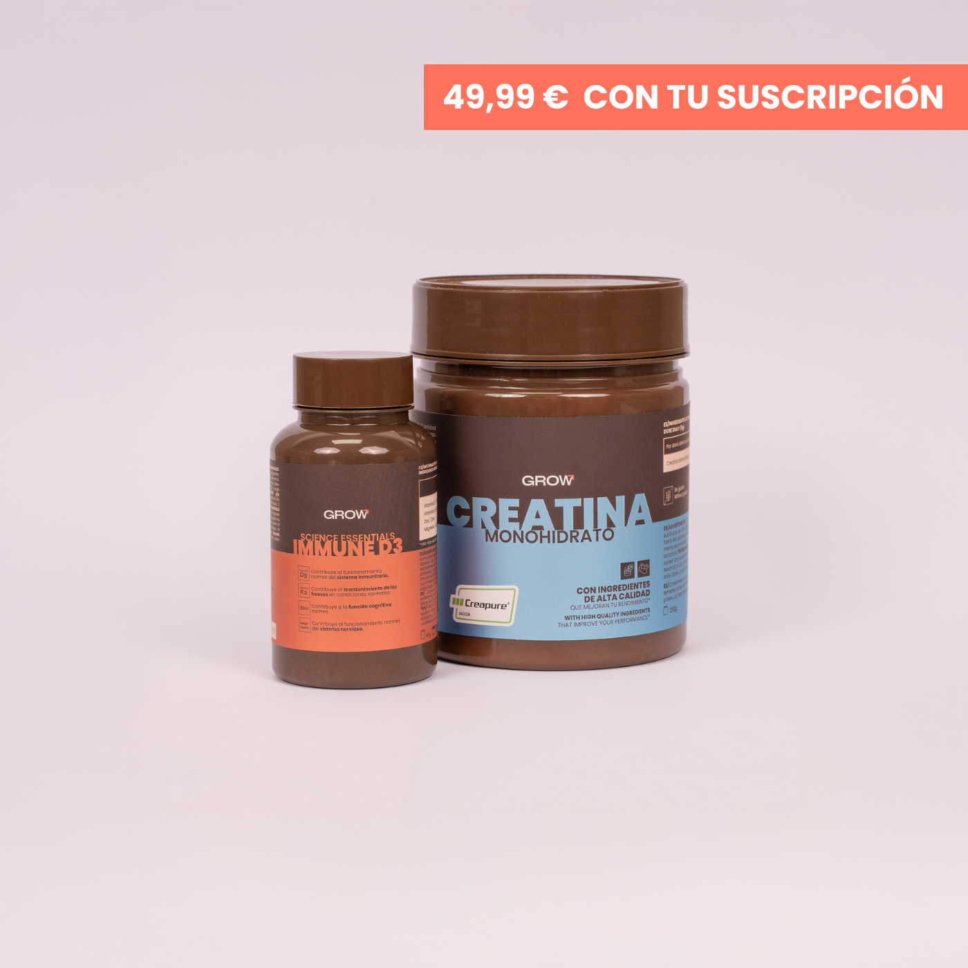 Pack Creatina + IMMUNE D3